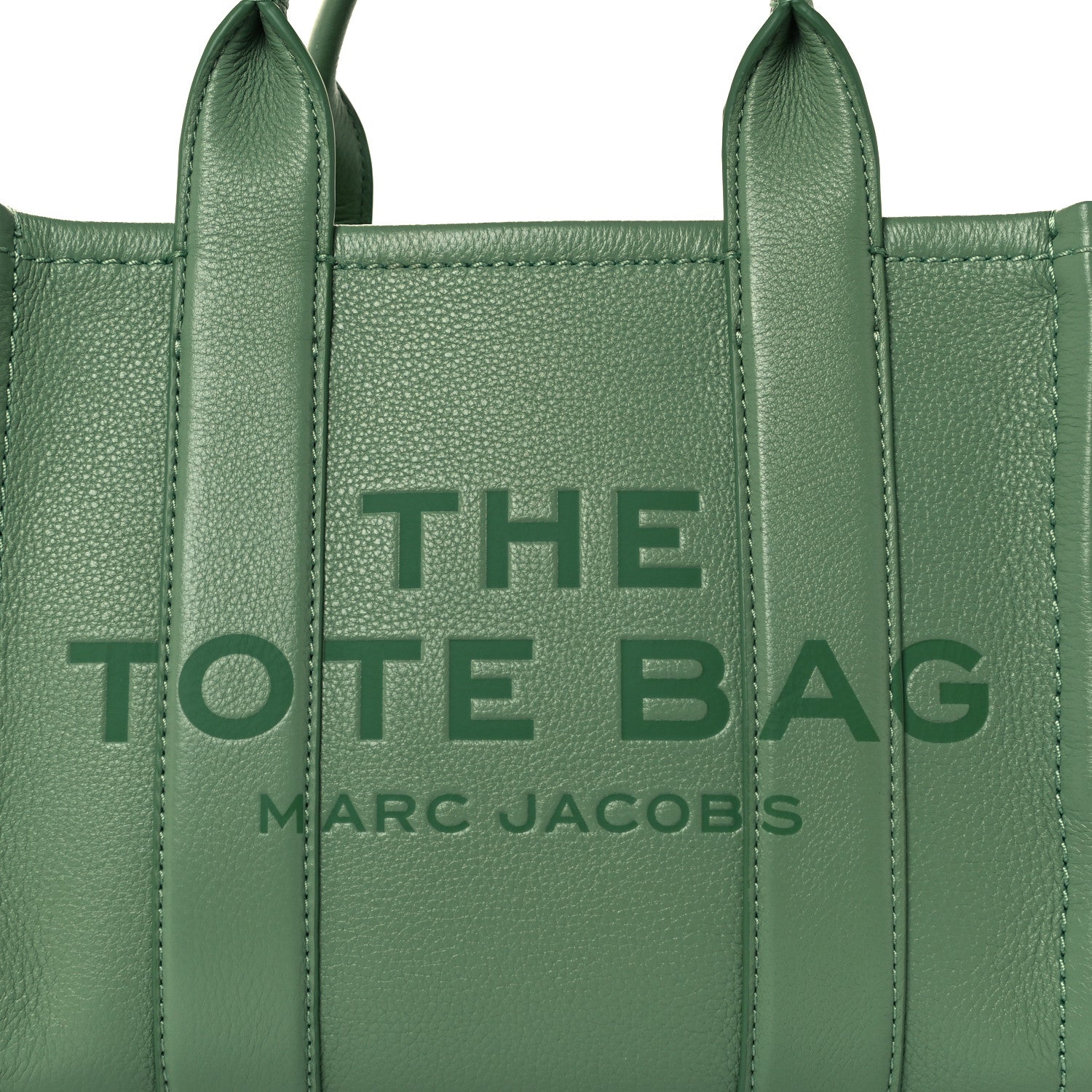 Marc Jacobs Grained Calfskin Small The Tote Bag Aspen Green 10 of 12