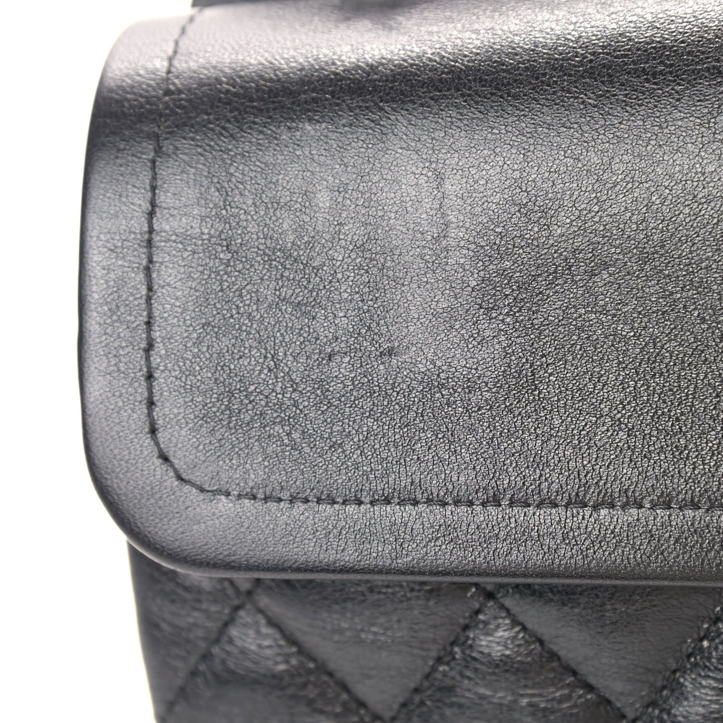Aged Calfskin Quilted 2.55 Reissue 225 Flap Black