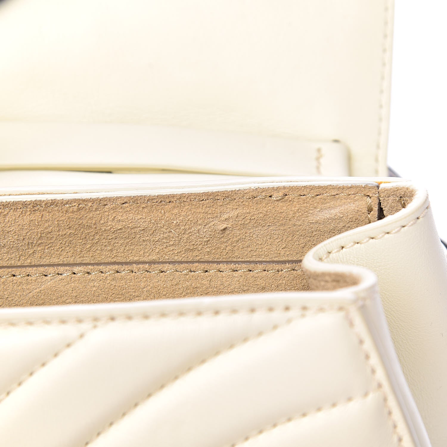 Chloe Calfskin Quilted Nano Drew Bijou Shoulder Bag White 7 of 11
