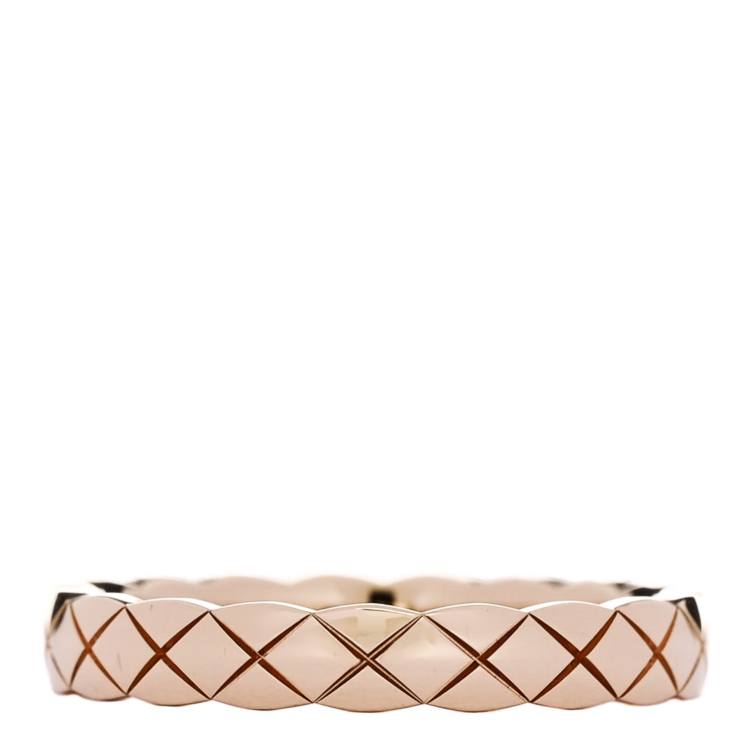 Chanel 18K Beige Gold Mini Coco Crush Ring 54 6.75 1 of 5