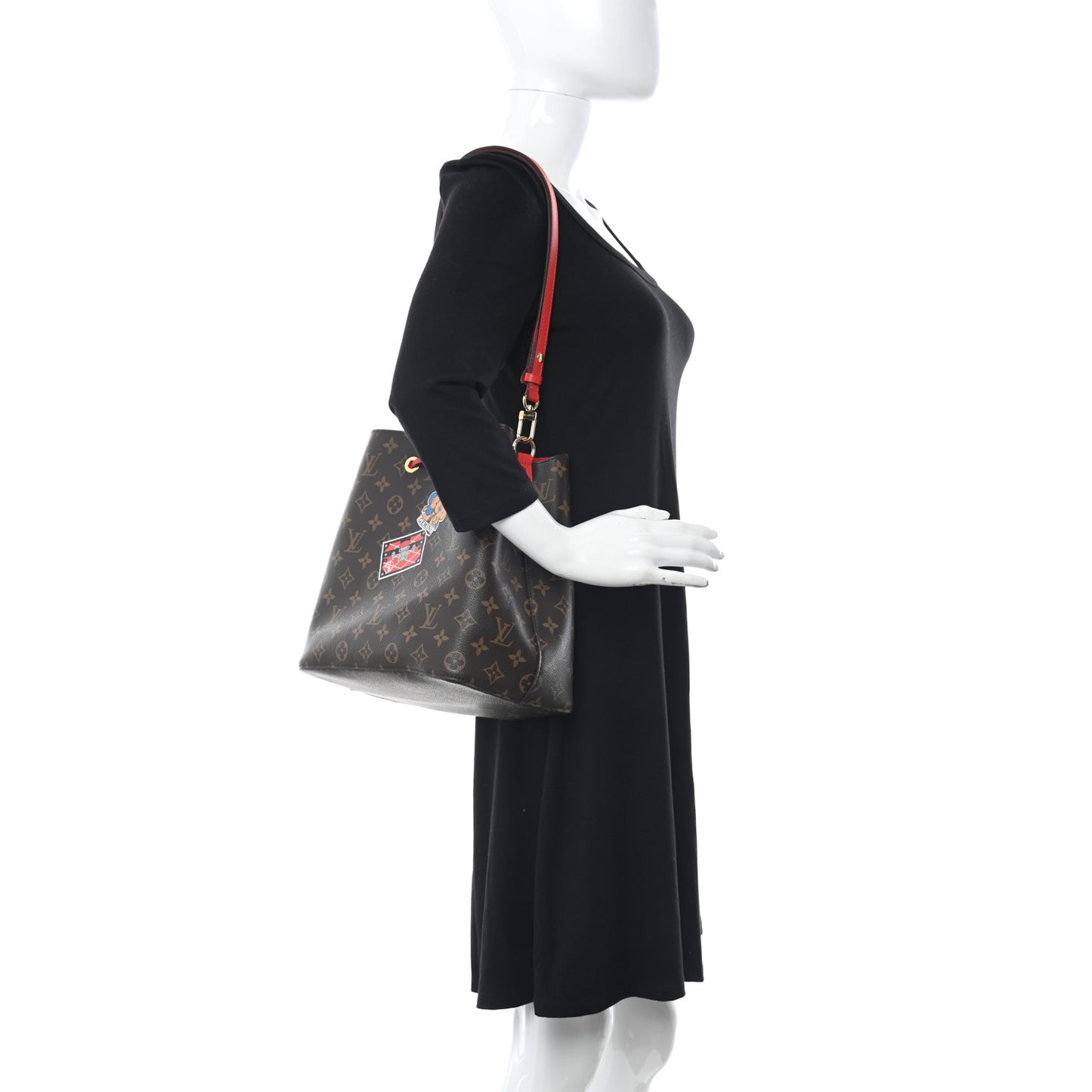 Monogram My LV World Tour Neonoe Coquelicot