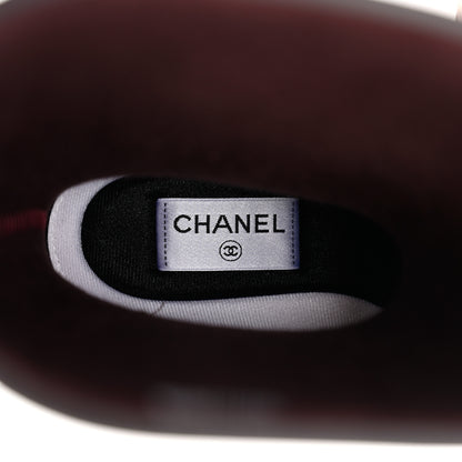 Chanel Caoutchouk CC High Boots 35 Black 6 of 8