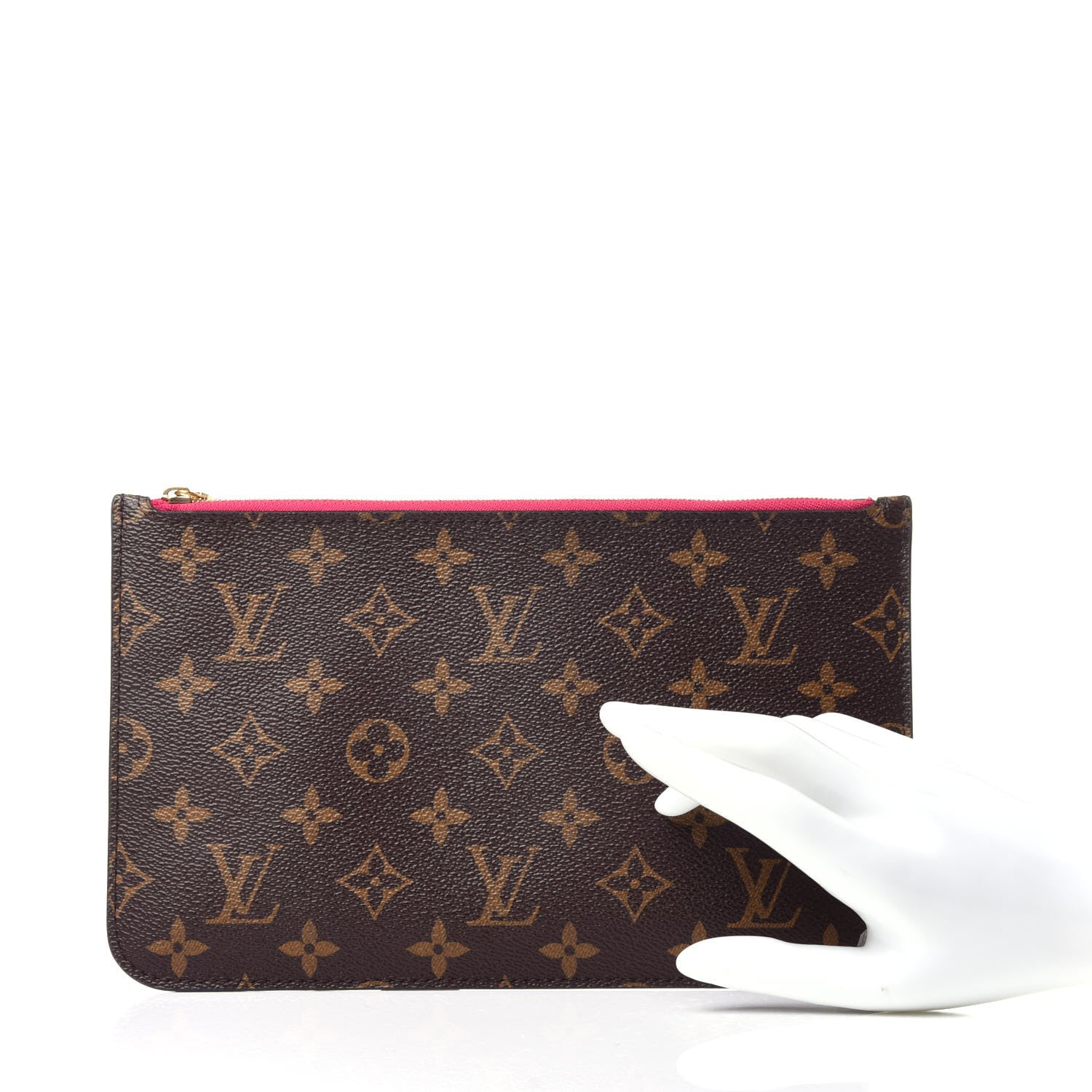Louis Vuitton Monogram Neverfull MM GM Pochette Pivoine 2 of 12