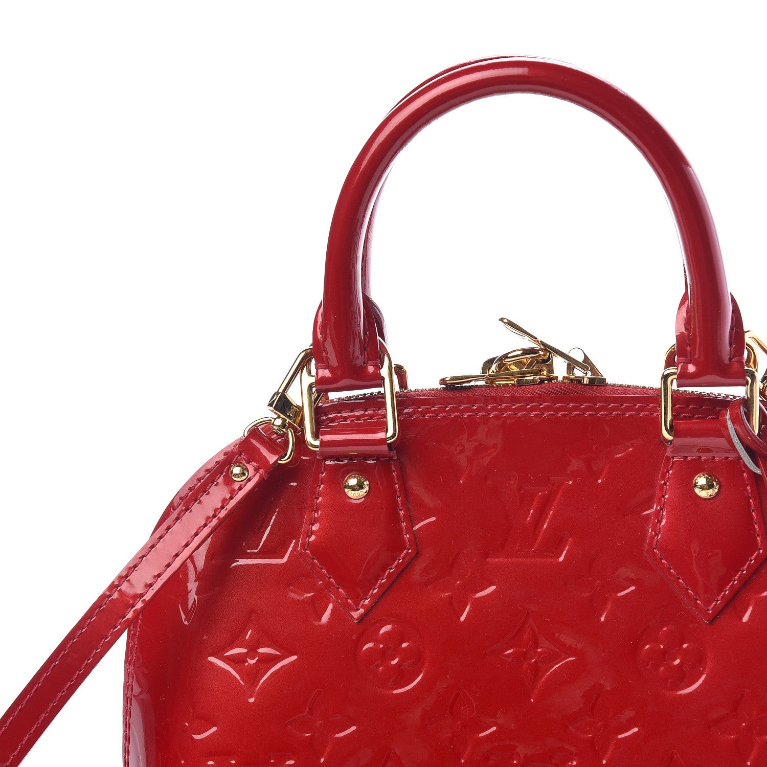 Louis Vuitton Vernis Alma BB Pomme D'Amour 7 of 9