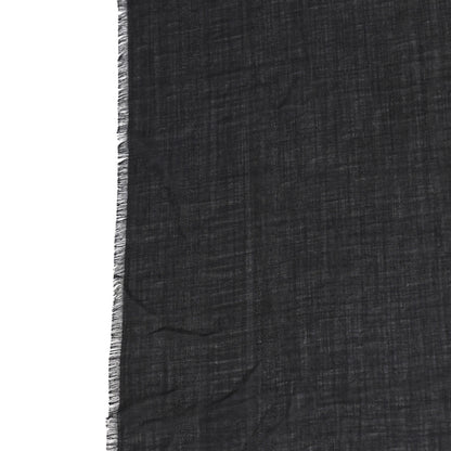 Christian Dior Wool Silk Oblique Shawl Black 2 of 4