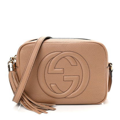 Gucci Pebbled Calfskin Small Soho Disco Bag Camelia 1 of 10