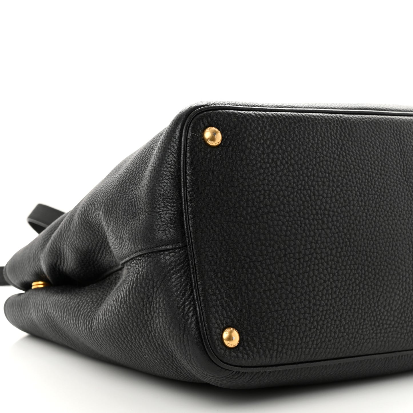 Vitello Daino Tote Black