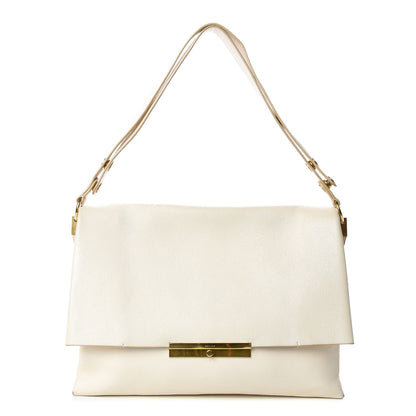 Celine Calfskin Blade Flap White 1 of 17