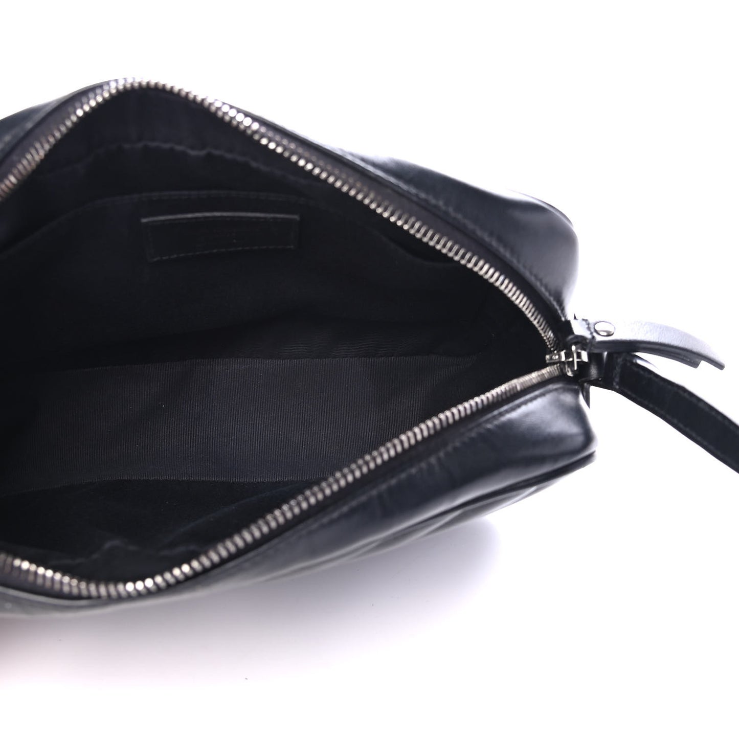 Calfskin Matelasse Monogram Lou Camera Bag Black