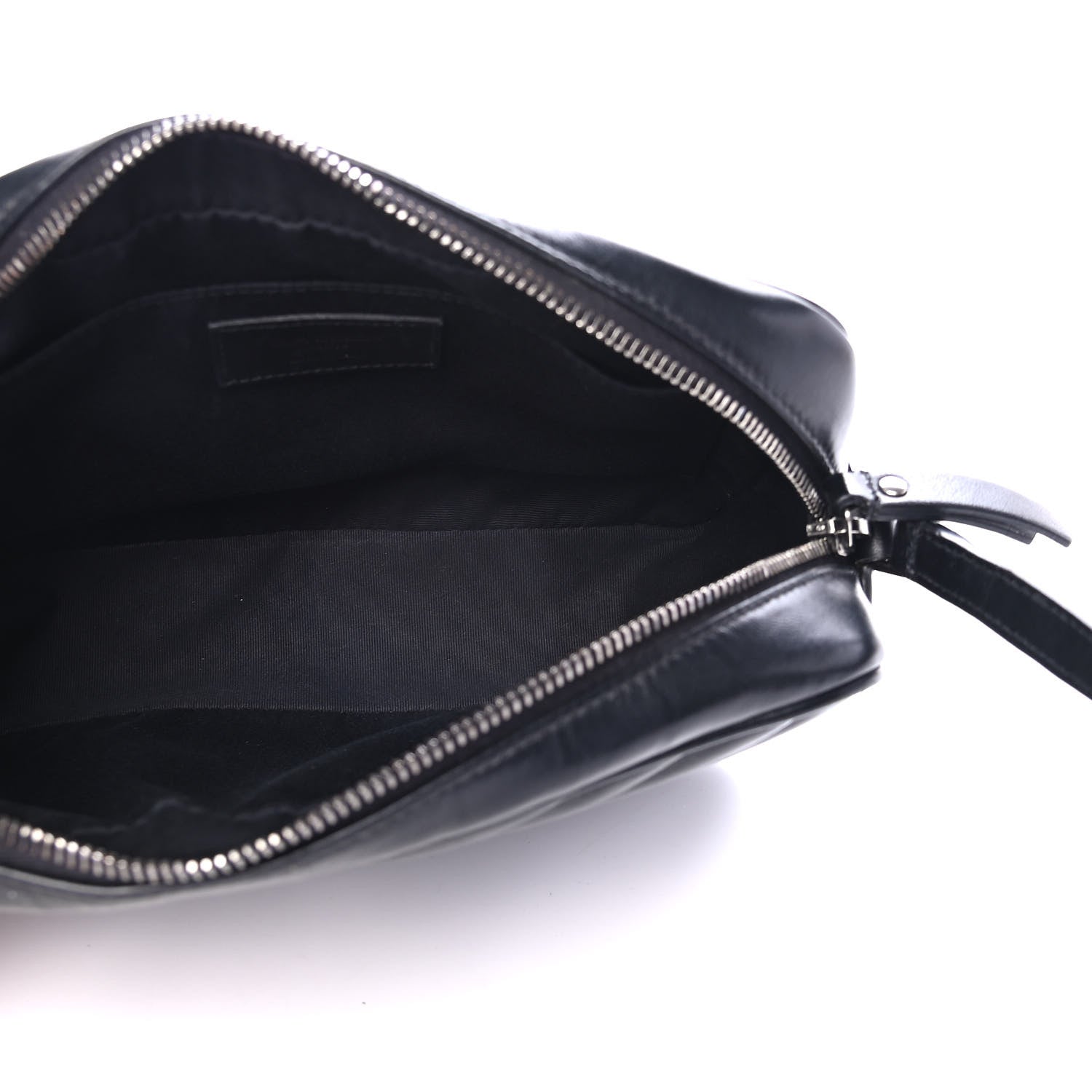 Saint Laurent Calfskin Matelasse Monogram Lou Camera Bag Black 4 of 4