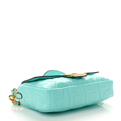 Fendi Nappa FF 1974 Embossed Baguette Tiffany 4 of 10