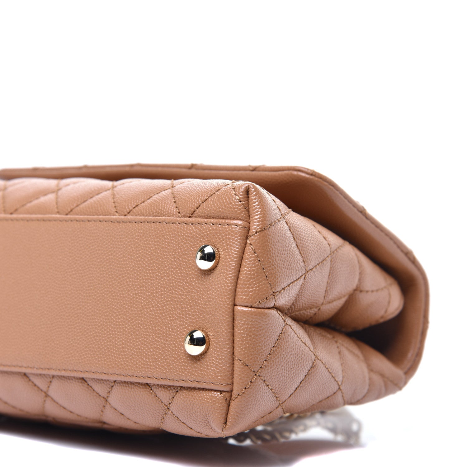 Chanel Caviar Quilted Mini Coco Handle Flap Brown 8 of 8