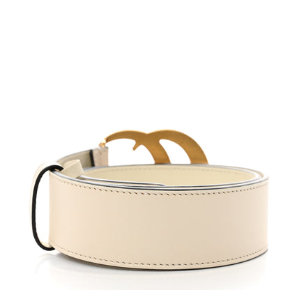 Gucci Calfskin Double G 40mm Belt 65 26 Mystic White 2 of 5