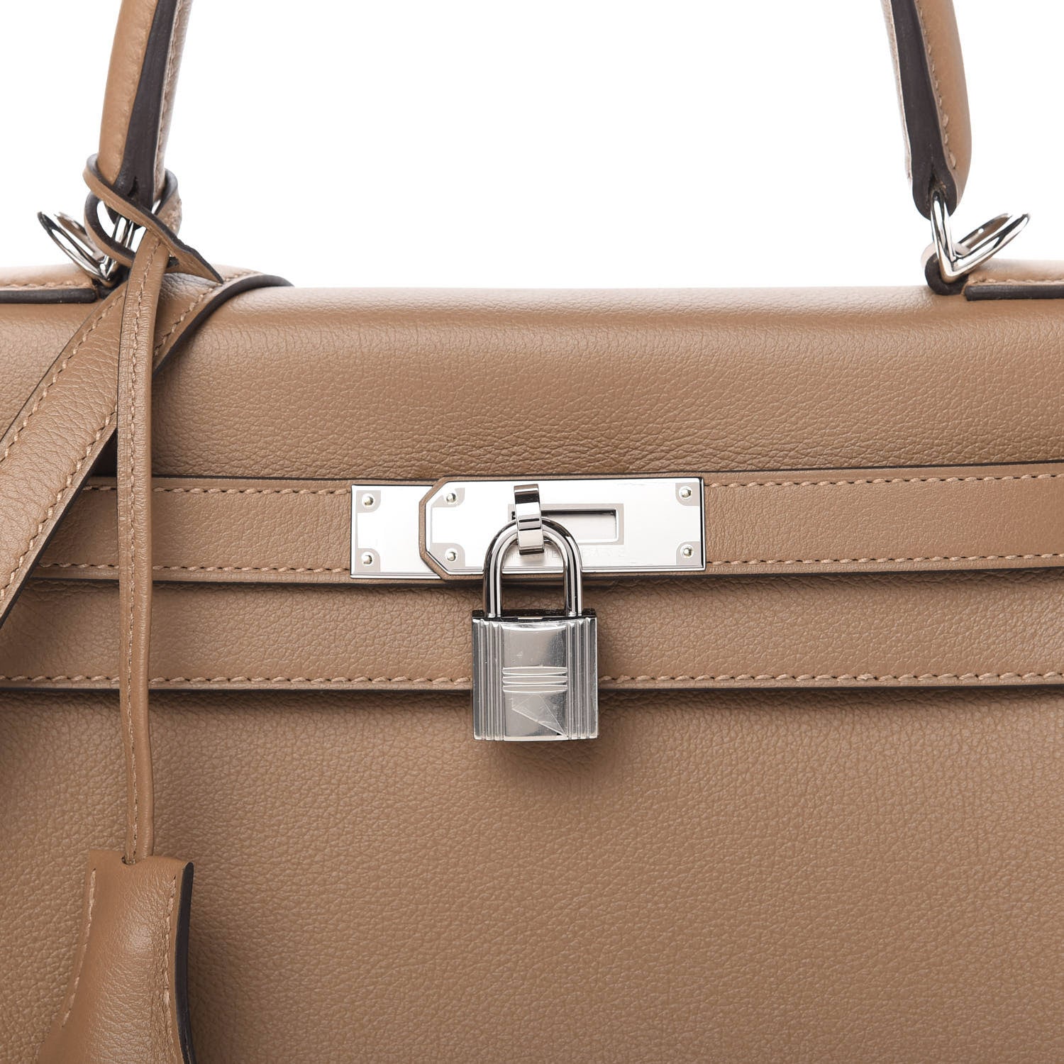 Hermes Evercolor Kelly Retourne 28 Beige De Weimar 9 of 12