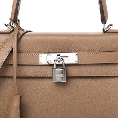 Hermes Evercolor Kelly Retourne 28 Beige De Weimar 9 of 12