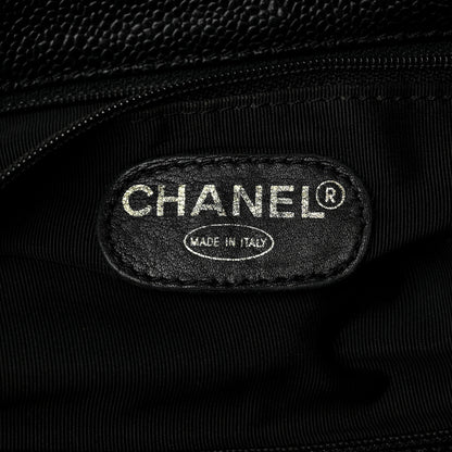Chanel Caviar CC Timeless Tote Black 10 of 19
