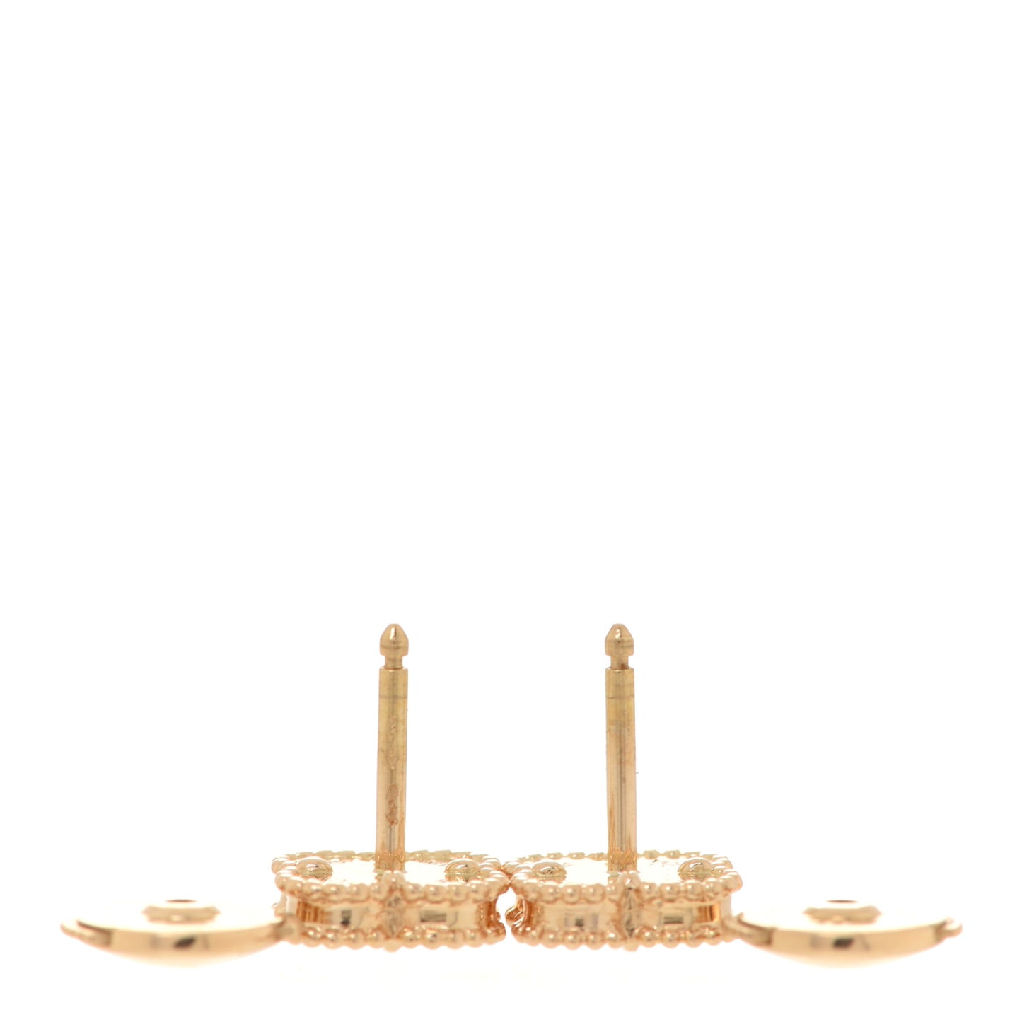 18K Yellow Gold Mother of Pearl Sweet Alhambra Earrings
