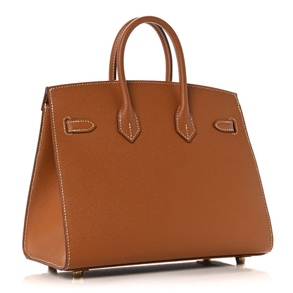 Hermes Epsom Birkin Sellier 25 Gold 3 of 34