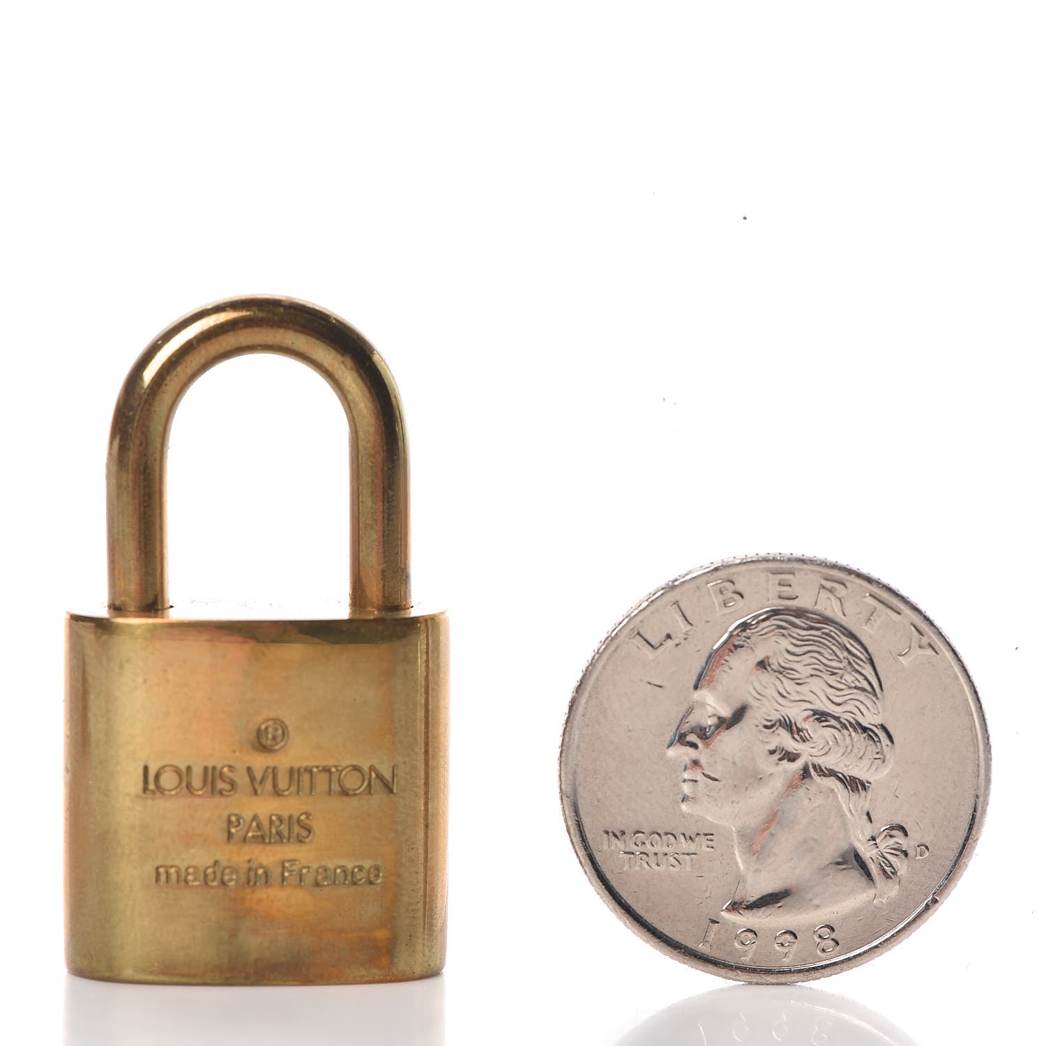 Louis Vuitton Brass Lock and Key Set #315 2 of 3