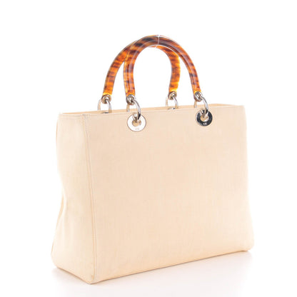 Christian Dior Canvas Large Lady Dior Beige 3 of 7
