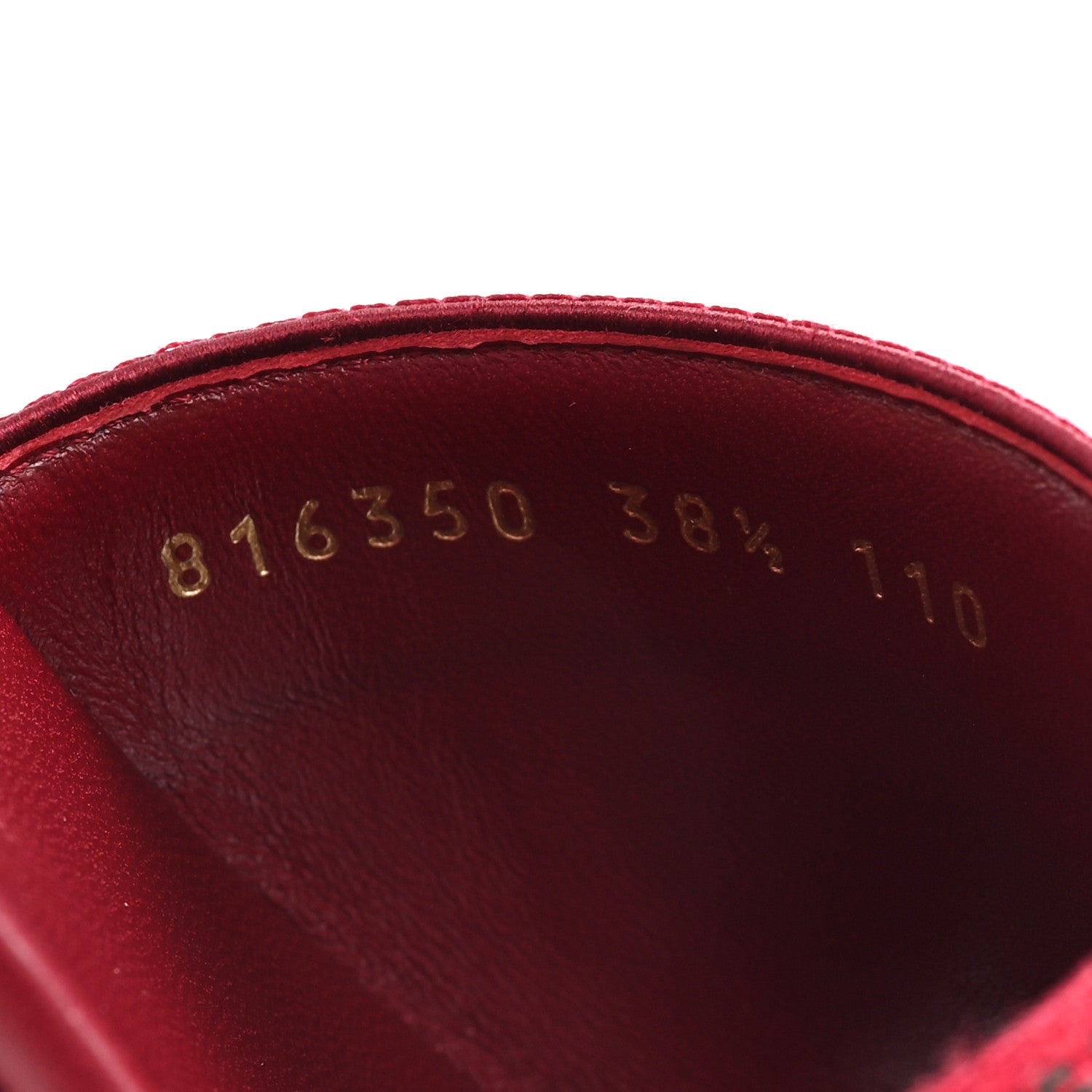 Gucci Canvas Web Womens Slide Sandals 38.5 Red Bordeaux 9 of 9