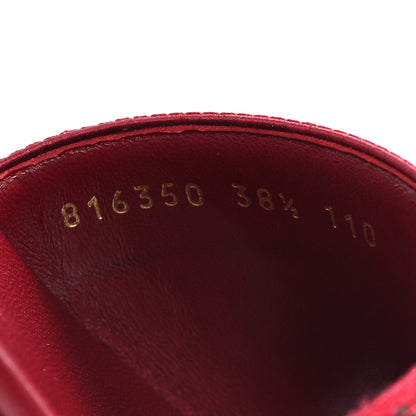 Gucci Canvas Web Womens Slide Sandals 38.5 Red Bordeaux 9 of 9