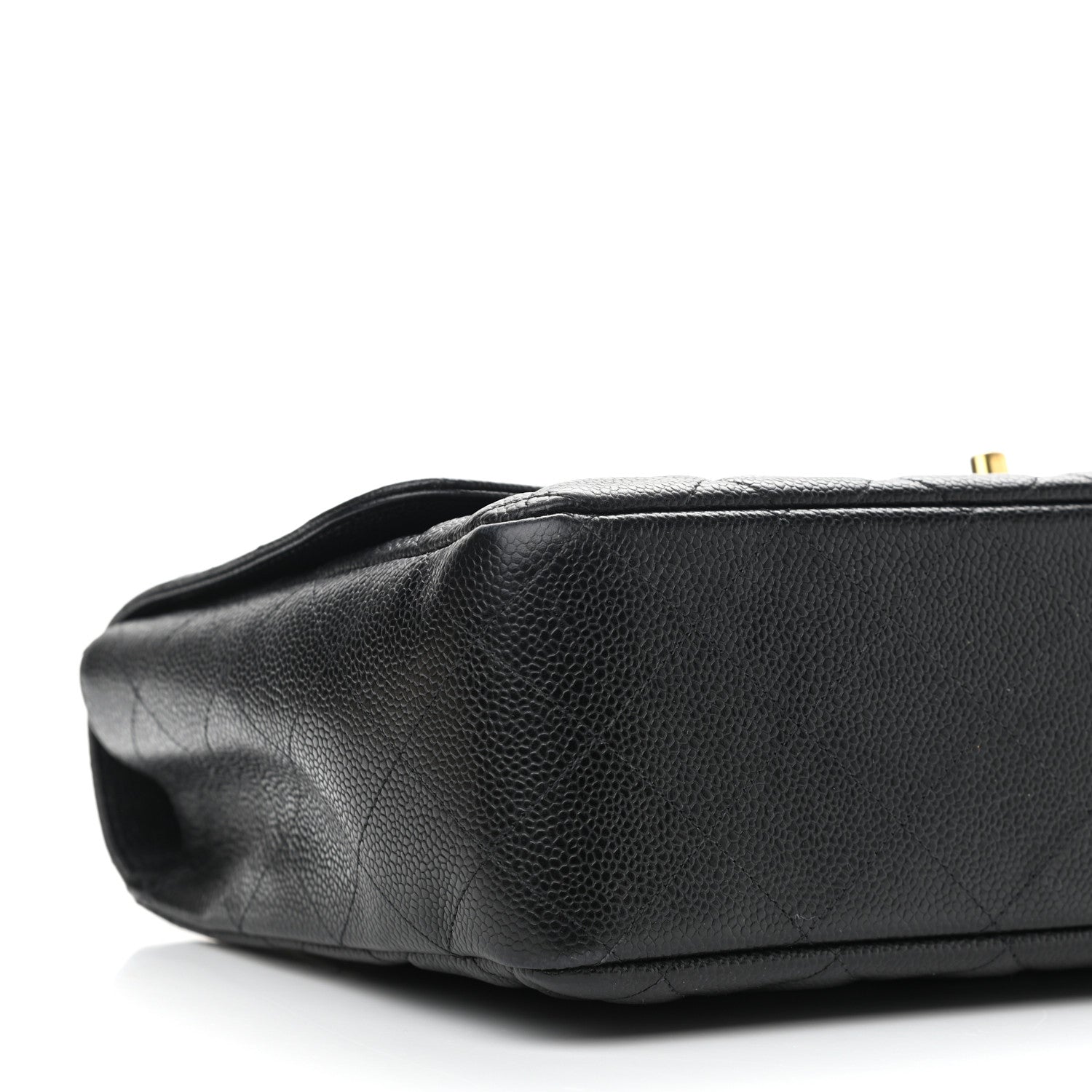 Chanel Caviar Quilted Jumbo Single Flap Black 9 of 12