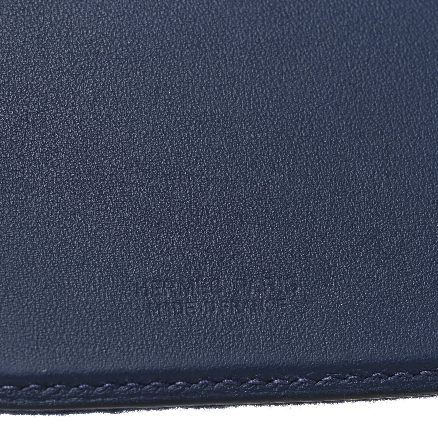 Feutre Swift Embroidered Allo! MagSafe Card Holder Bleu Navy Multicolore