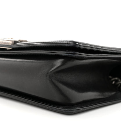 Chanel Lambskin Quilted Medium Boy Flap Black 10 of 11