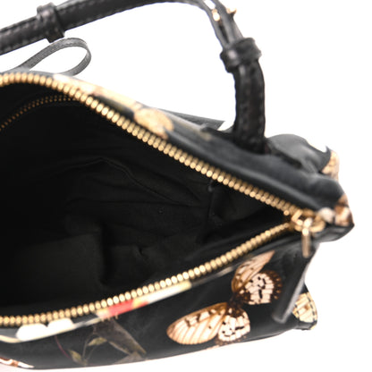 Givenchy Lambskin Magnolia and Moth Print Mini Pandora Black 5 of 10