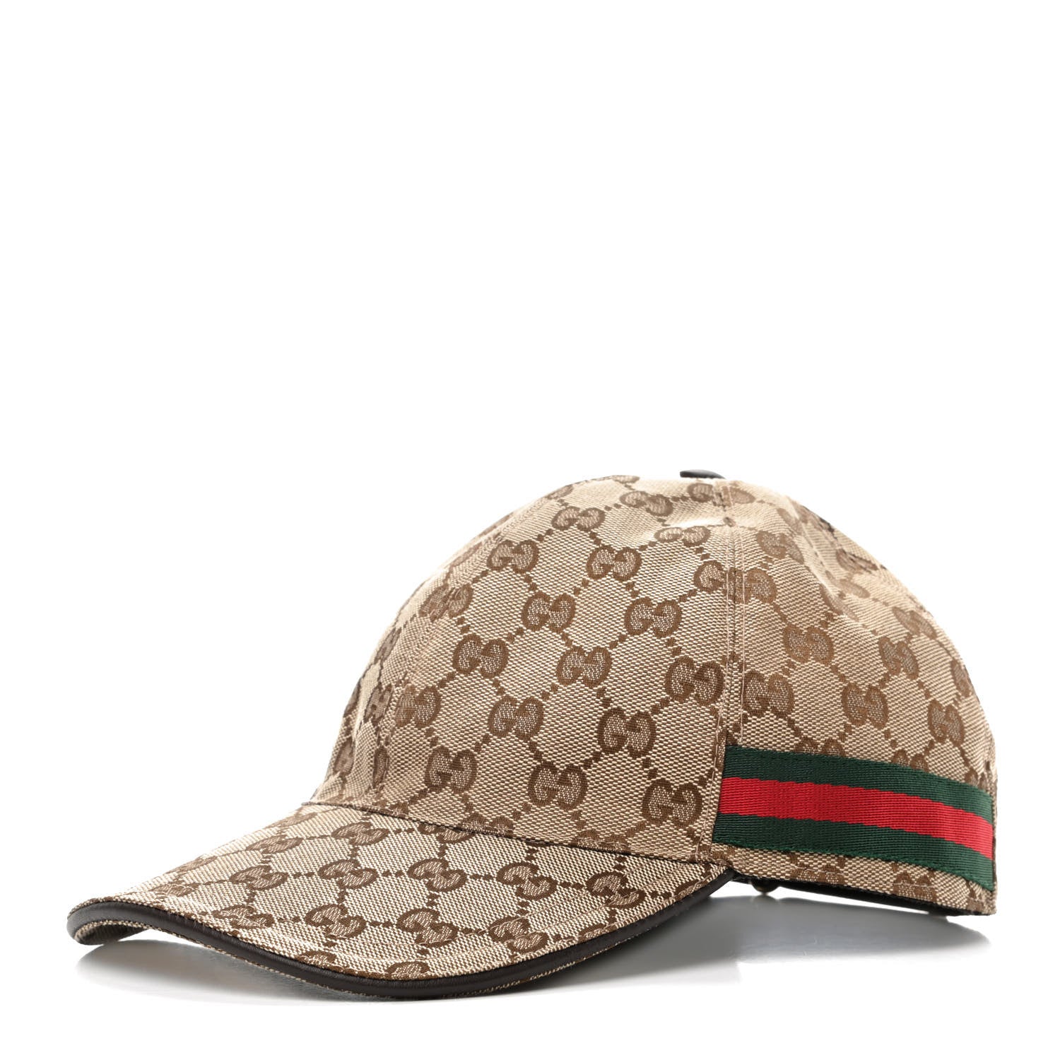 Gucci Monogram Web Baseball Hat M Beige Cocoa 1 of 8