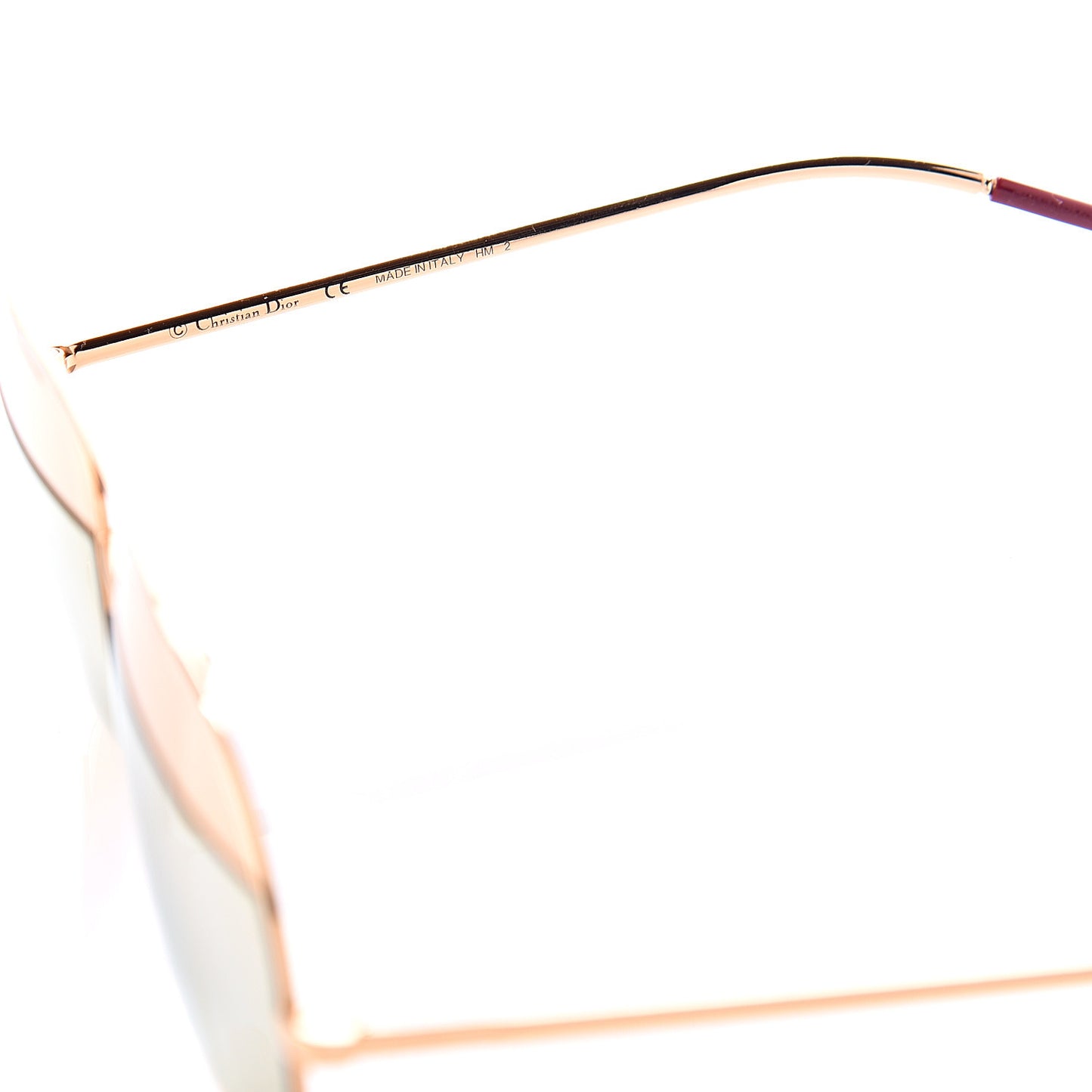 Split 1 Aviator Sunglasses Rose Gold