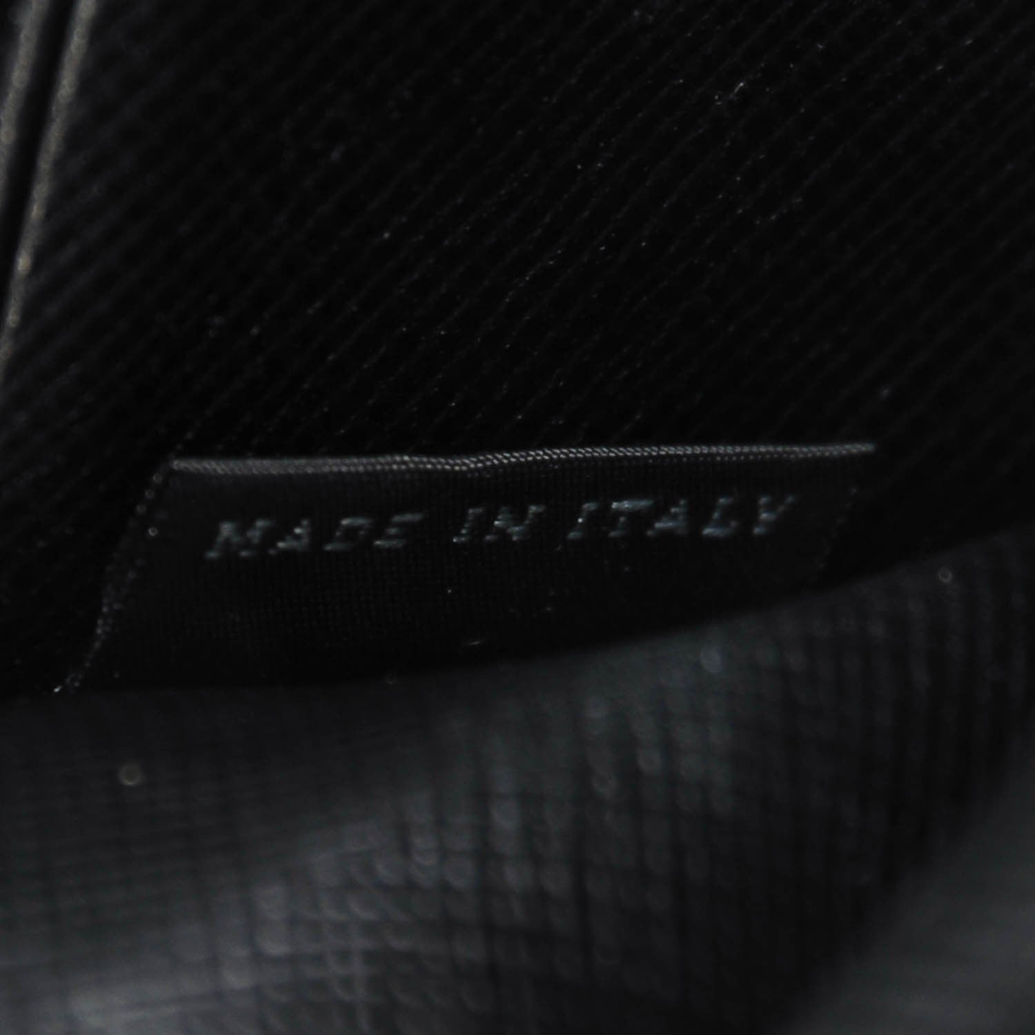 Prada Saffiano Triangle Zip Around Wallet Nero Black 7 of 8