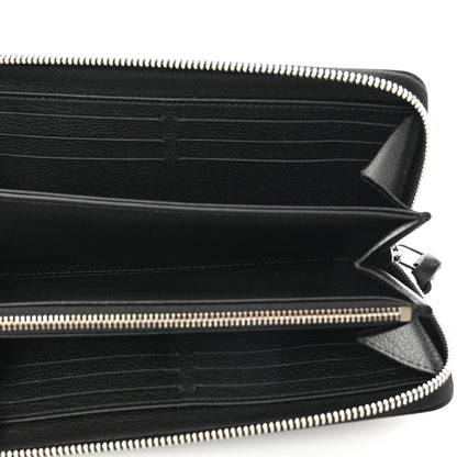 Louis Vuitton Calfskin Zippy Lockme Wallet Black 5 of 6