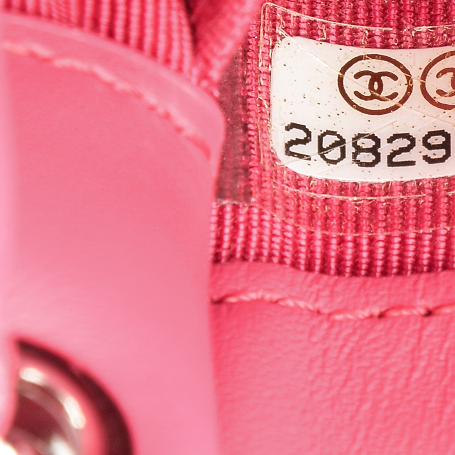 Chanel Patent Crossbody CC Phone Holder Dark Pink 7 of 7