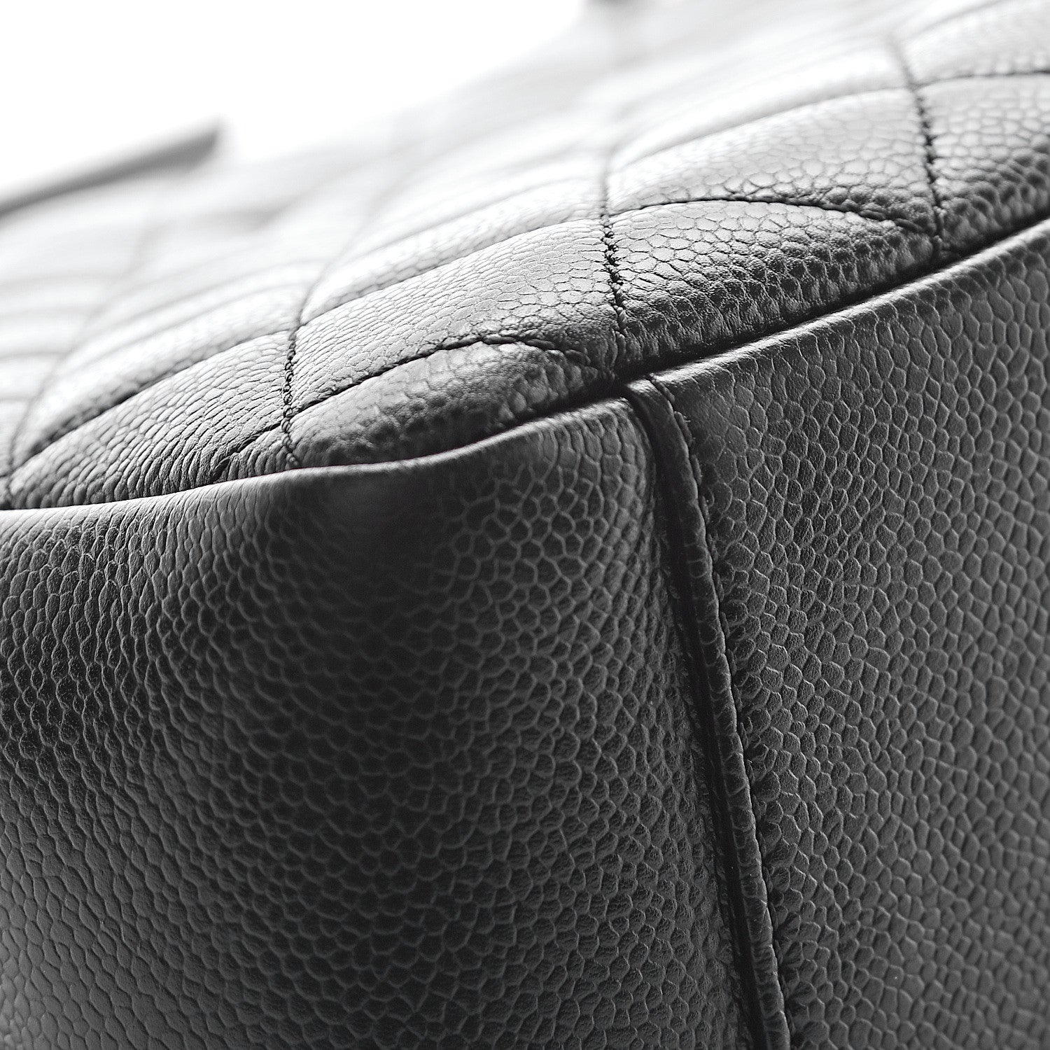 Chanel Caviar Quilted Grand Shopping Tote GST Black 10 of 11