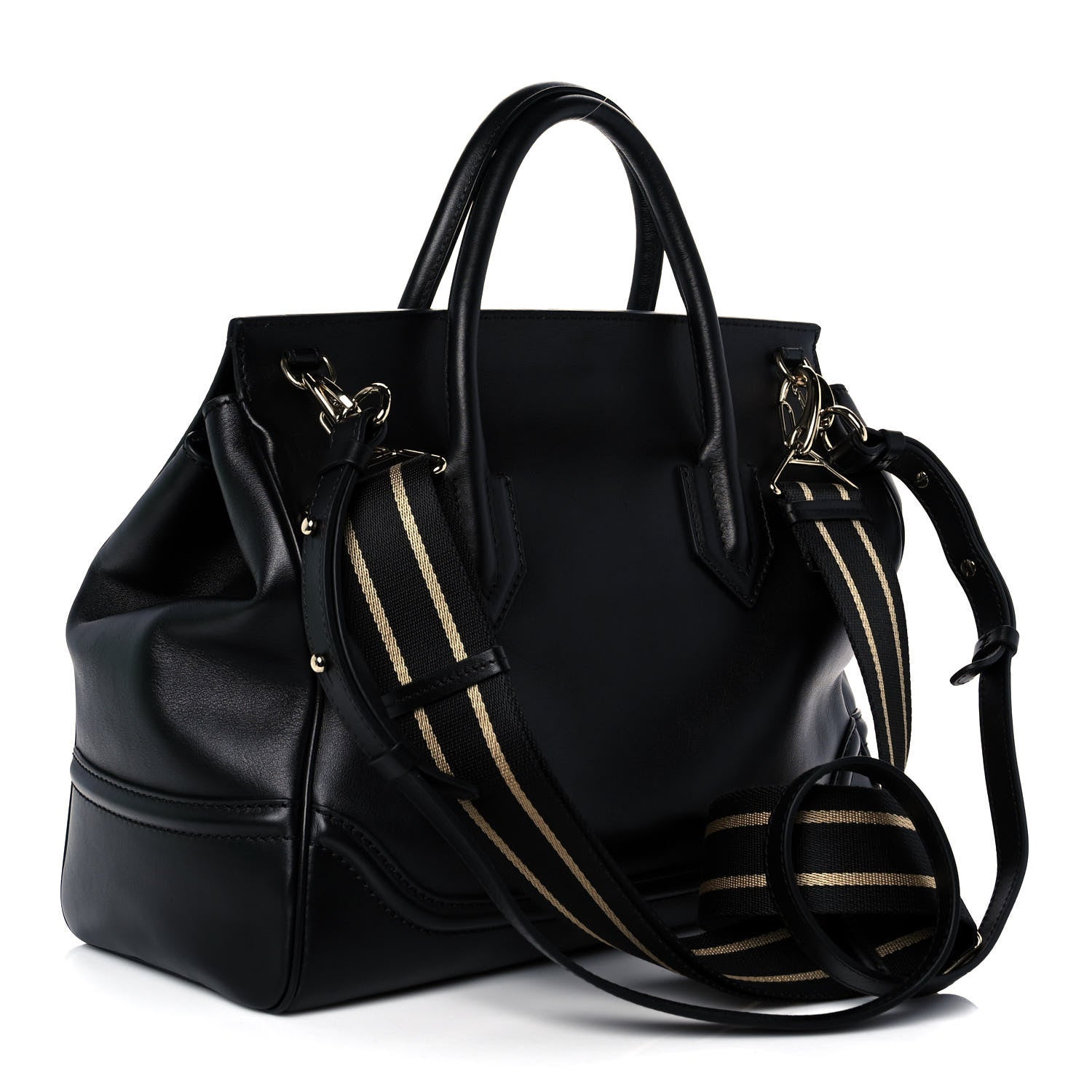 Versace Calfskin Medium Palazzo Empire Bag Black 3 of 14