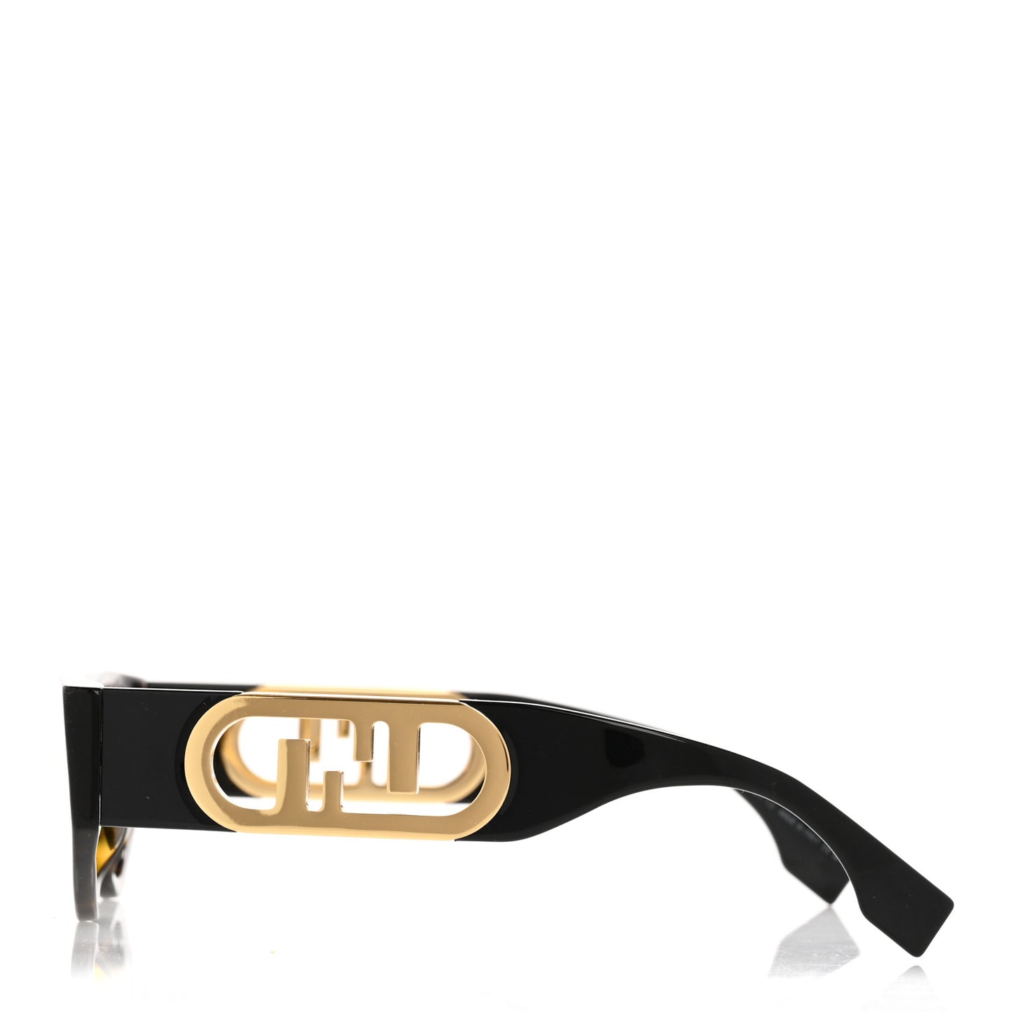 Acetate O'Lock Cat Eye Sunglasses FE40049I Tortoise Black