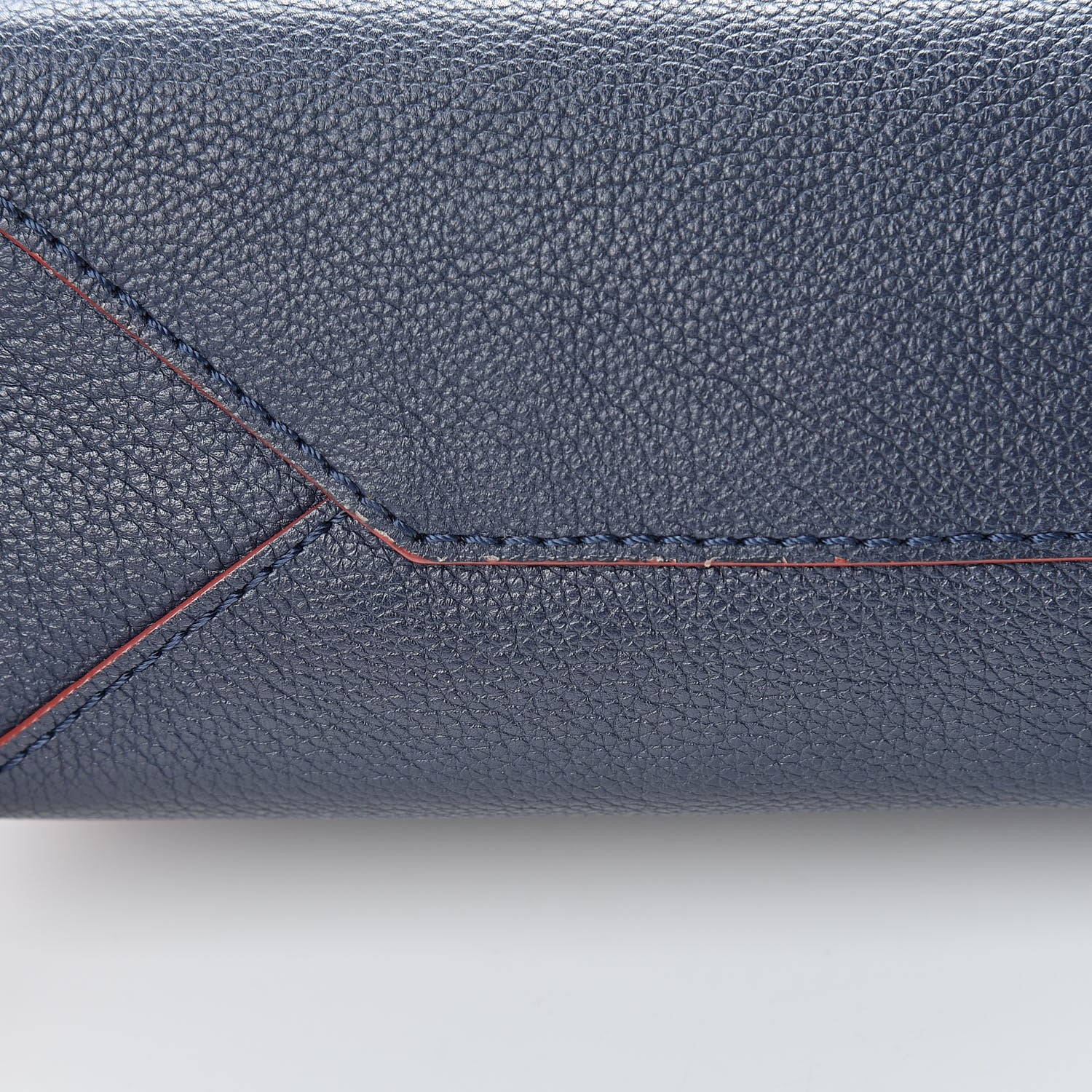 Louis Vuitton Calfskin Lockme II Chain Bag BB Marine Rouge 11 of 12