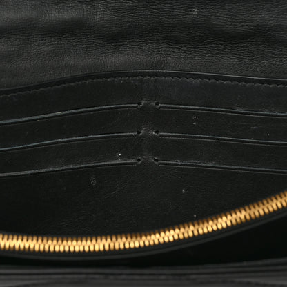 Louis Vuitton Calfskin Love Lock New Wave Long Wallet Black 9 of 14