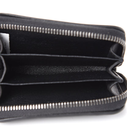 Bottega Veneta Nappa Intrecciato Zip Around Coin Purse Black 4 of 7