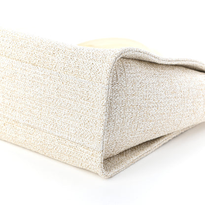 Chanel Lurex Boucle Small Deauville Tote Ivory 10 of 10