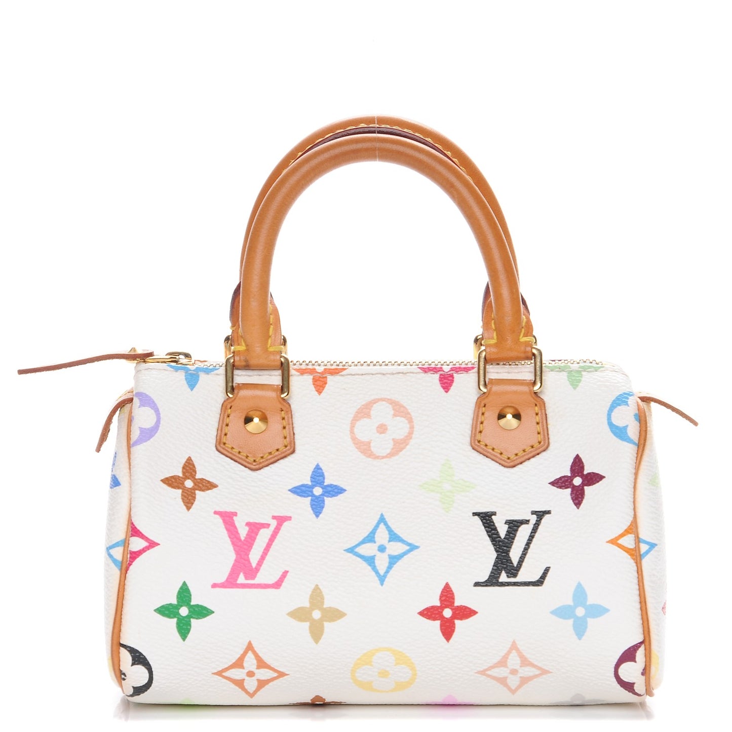 Monogram Multicolor Mini Sac HL Speedy White