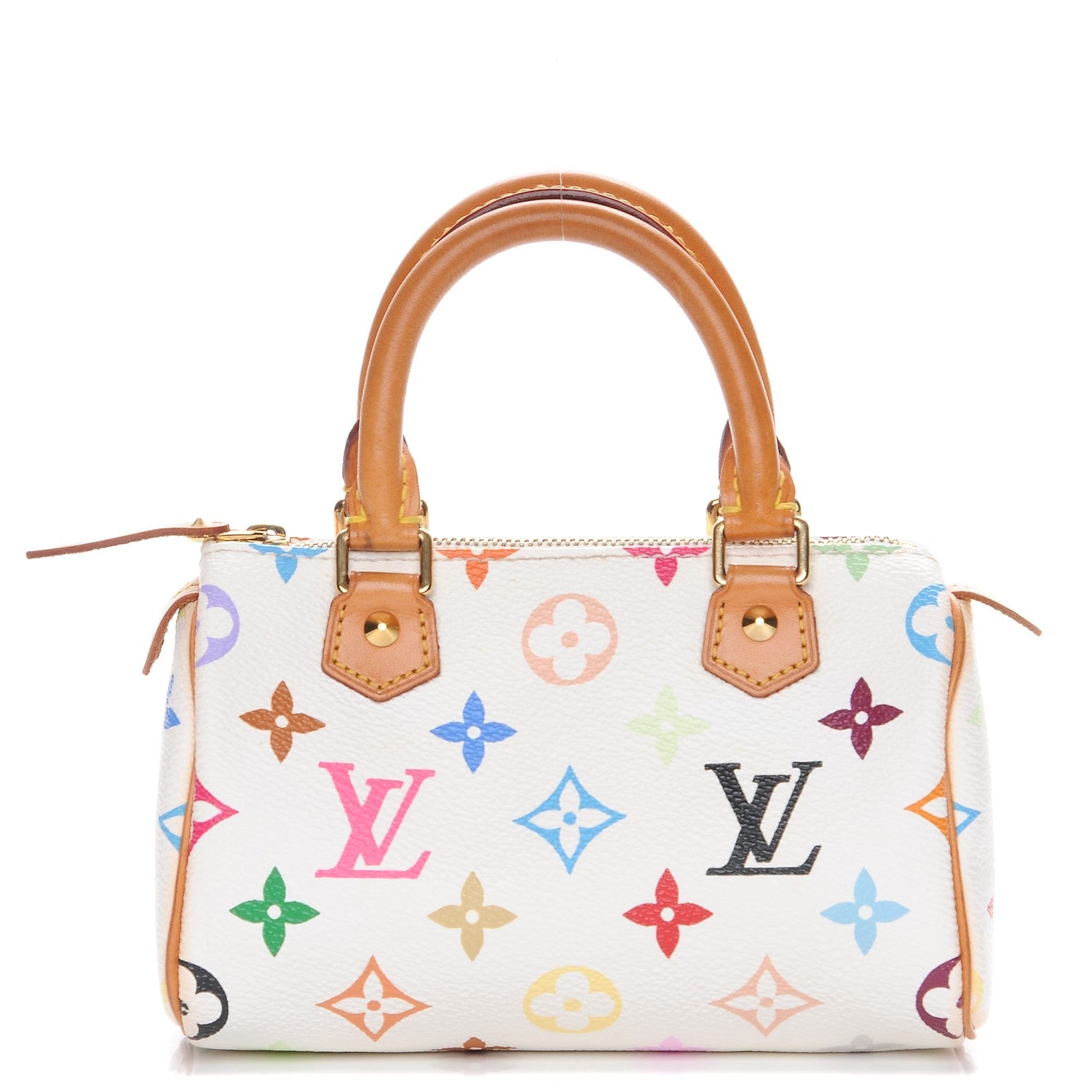 Louis Vuitton Monogram Multicolor Mini Sac HL Speedy White 1 of 9
