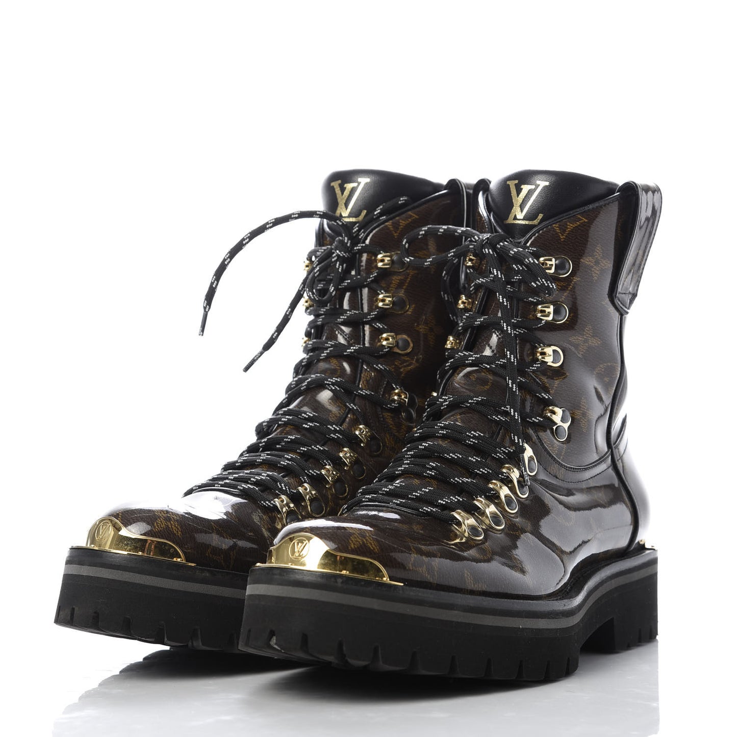 Monogram Glaze Mens Outland Ankle Boots 7.5 Ebene