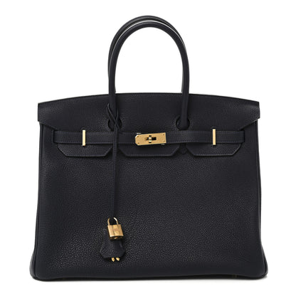 Hermes Togo BIRKIN 35 Bleu Nuit 1 of 10