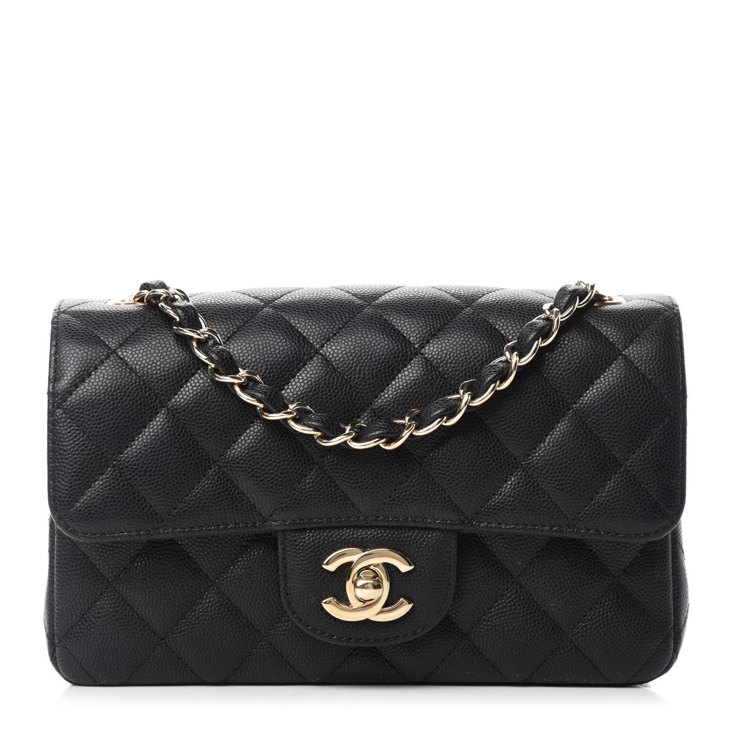 Chanel Caviar Quilted Mini Rectangular Flap Black 1 of 11