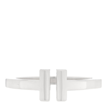 Tiffany Sterling Silver T Square Ring 60 9 1 of 4