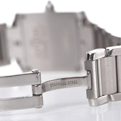 Cartier Stainless Steel 20mm Tank Francaise Quartz Watch 6 of 8