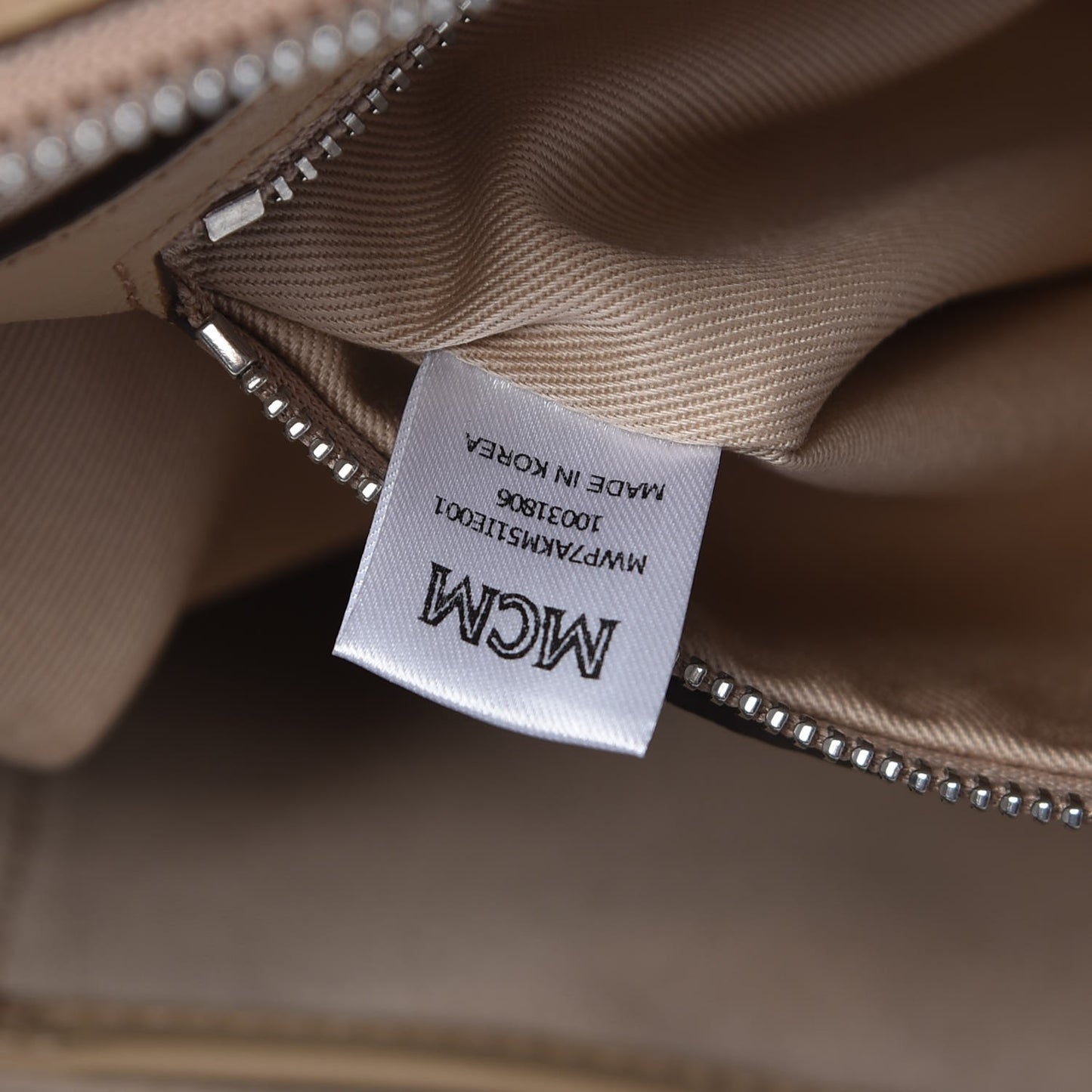 Calfskin Ottomar Monogram Medium Klara Top Zip Tote New Beige